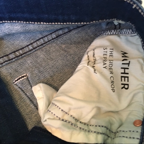 Mother Insider Crop Step Fray Hem, Second Thyme Around, Stretch Jeans - Picture 12 of 15